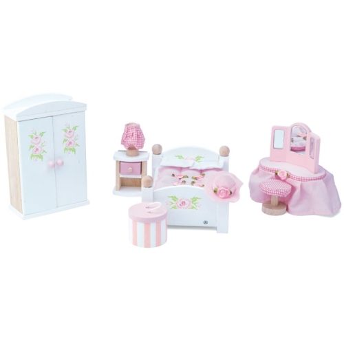Dormitorio de Da Toylane de la casa de muñecas Le Toy Van